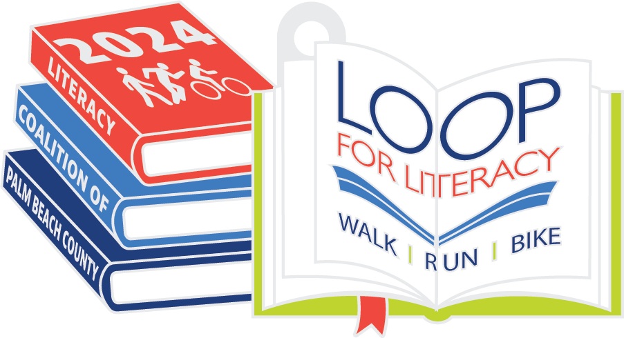 LOOP for Literacy 2024 Finisher Medal